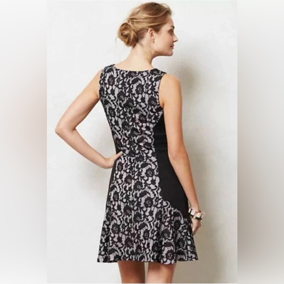 Maeve women’s sleeveless lace fit-and-flare dress Sz.M wedding, cocktail, party - Picture 5 of 10